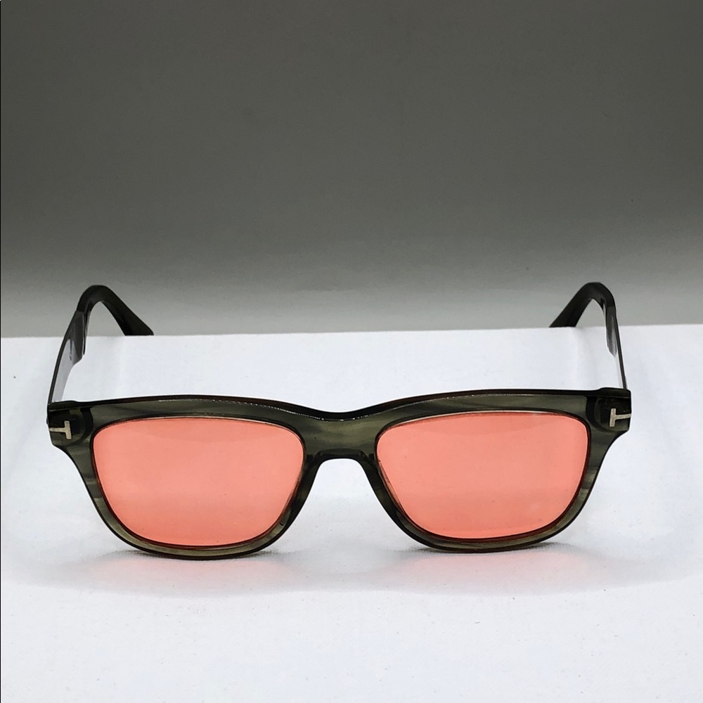 Tom Ford TF 5372 Eyeglasses 5372 098 Frame WIDE FIT 52-16-145 Olive Havana - Picture 2 of 12